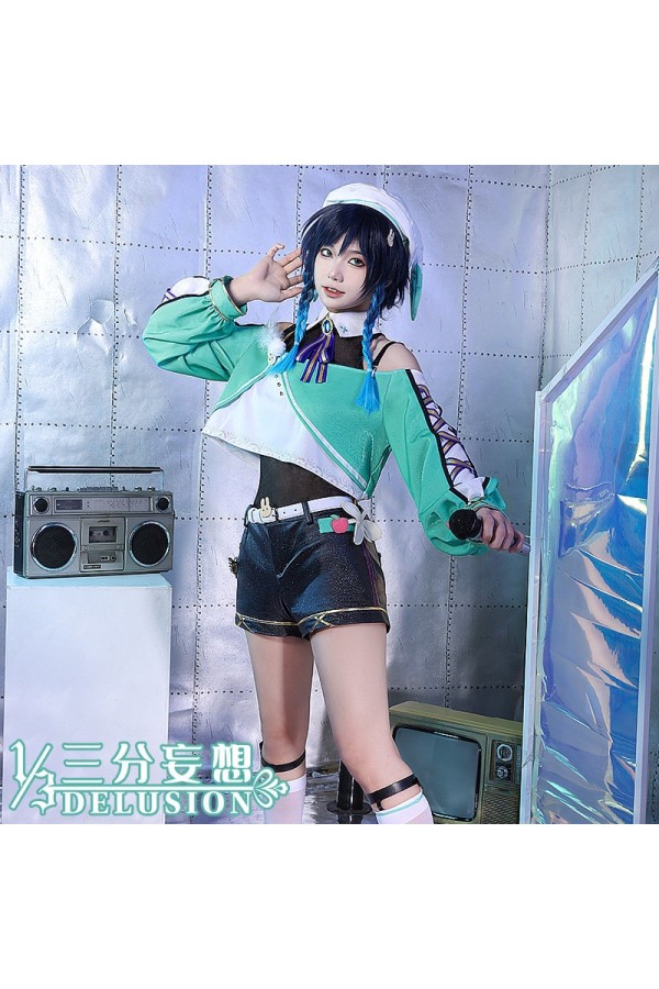 1/3 Delusion Genshin Impact Wendy Venti Birthday Party Band Cosplay Costume